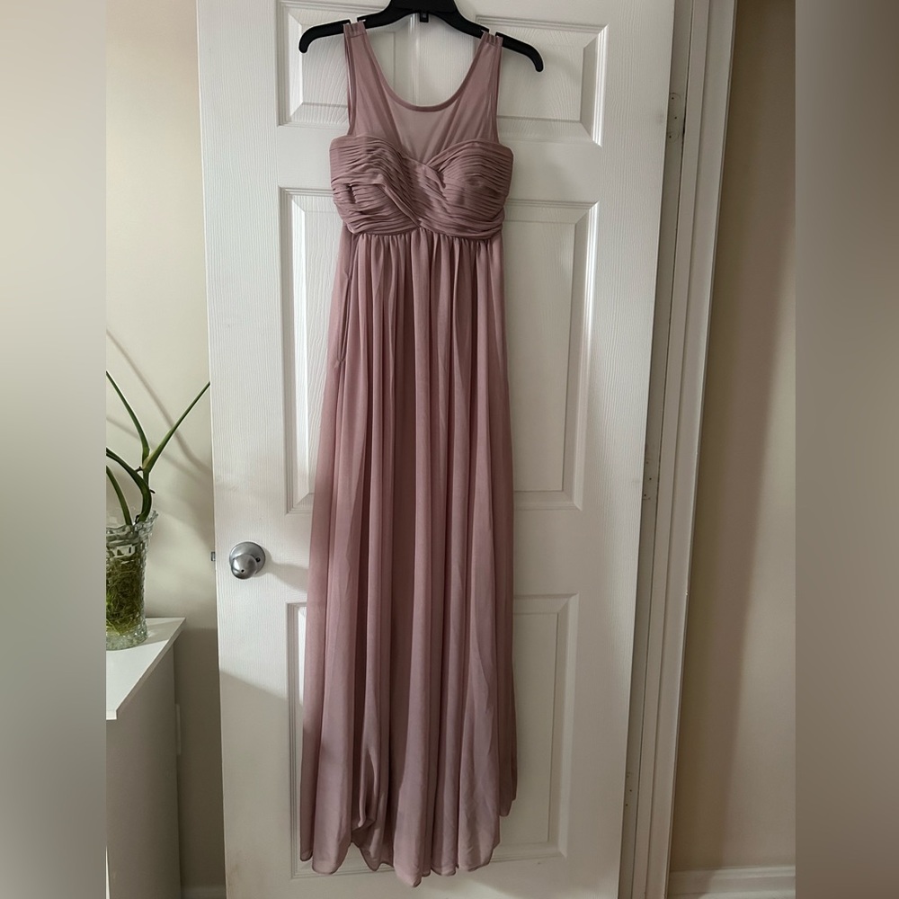 Birdy Grey Ryan bridesmaid dress in Mesh Mauve